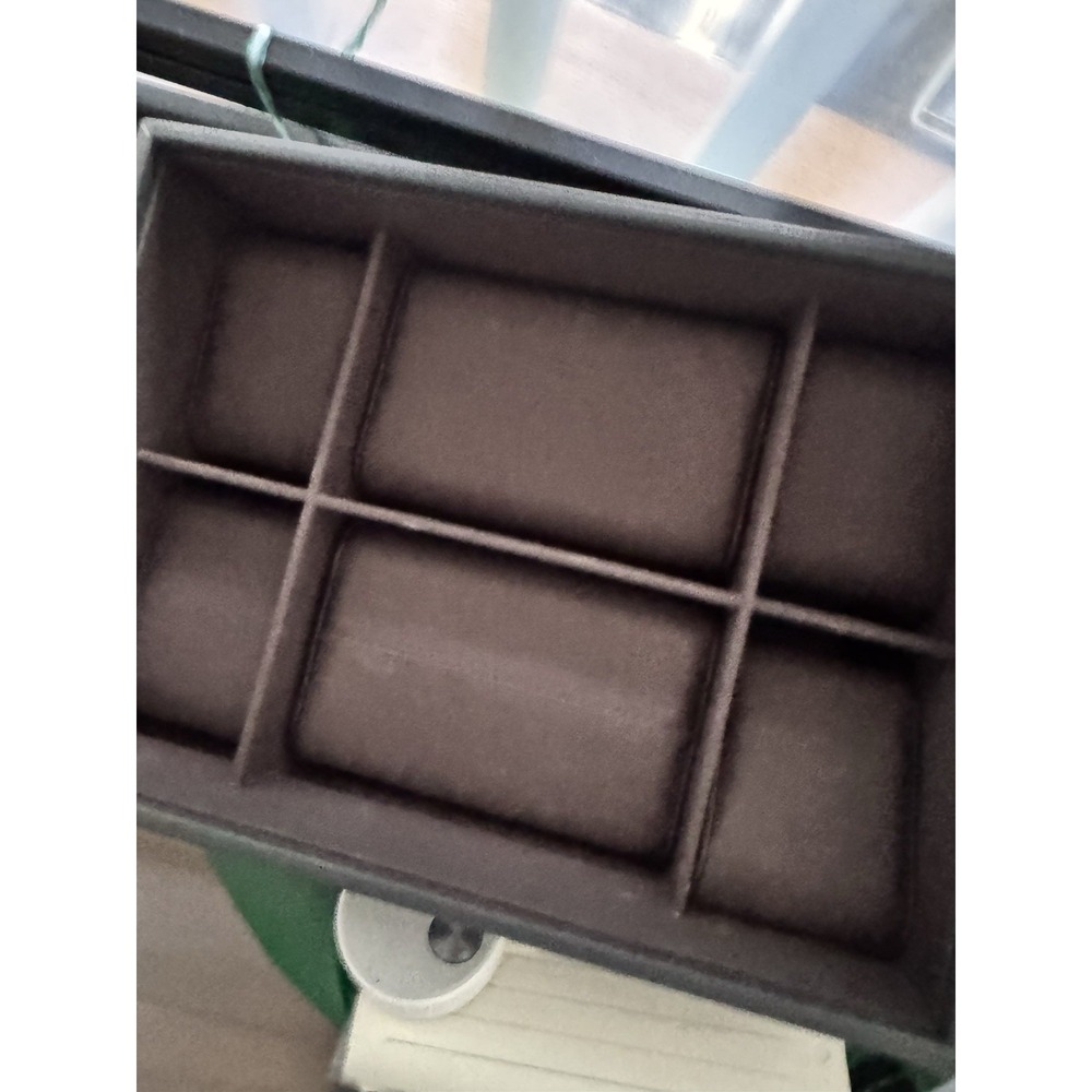 Stackers From The Container Store Large 2 Sectioned Gray Jewelry Storage Box - Picture 3 of 8